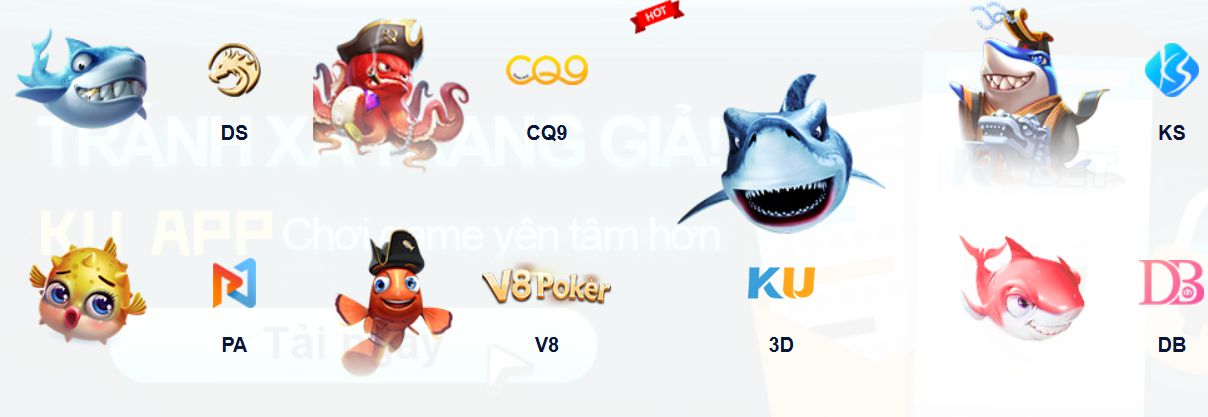 Sảnh bắn cá và nổ hũ Kubet