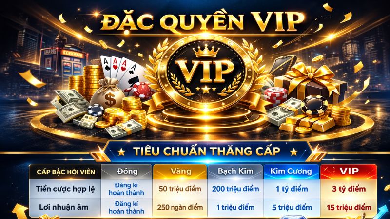 Lưu ý khi nhận các đặc quyền VIP tại Kubet