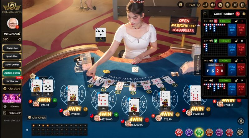 Xì dách (Blackjack) là trò chơi hấp dẫn tại sảnh game bài Kubet