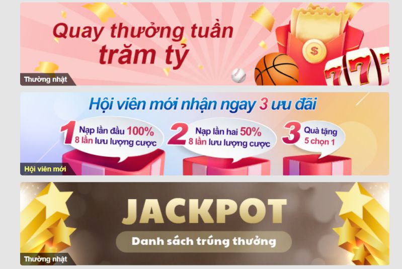 Ưu đãi khủng trên Kubet