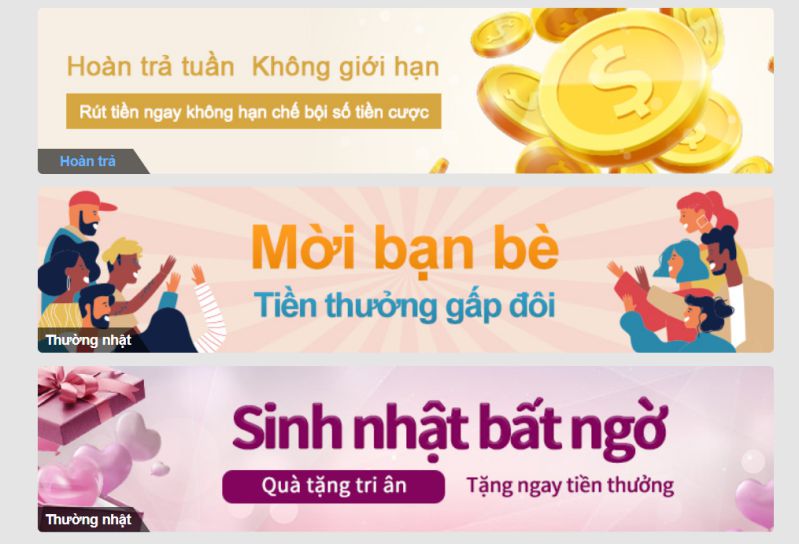 Ưu đãi có trên sảnh Nổ Hũ Kubet
