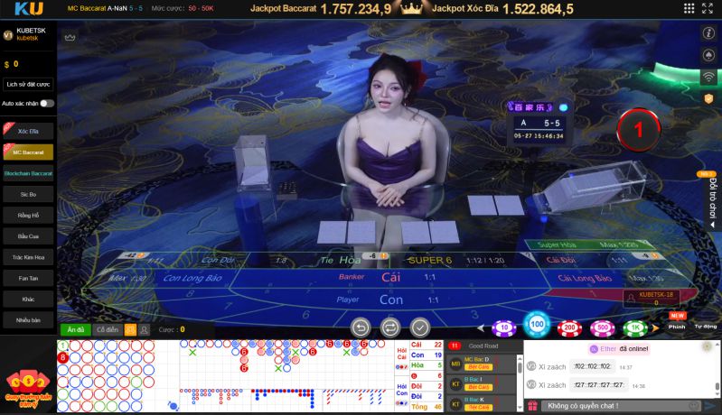 Điểm hấp dẫn game thủ của Baccarat Kubet