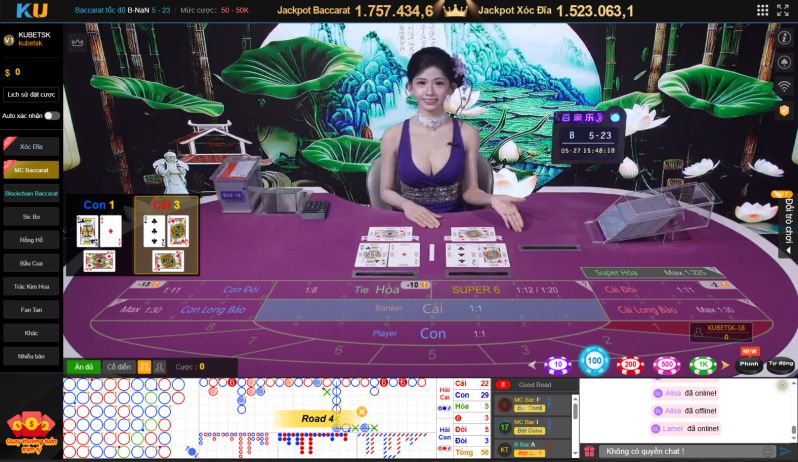 Kinh nghiệm chơi Baccarat Kubet hiệu quả