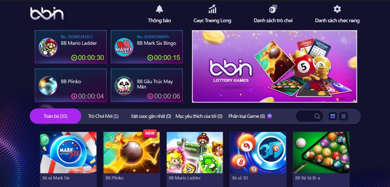 Đôi nét về sảnh BBin Kubet