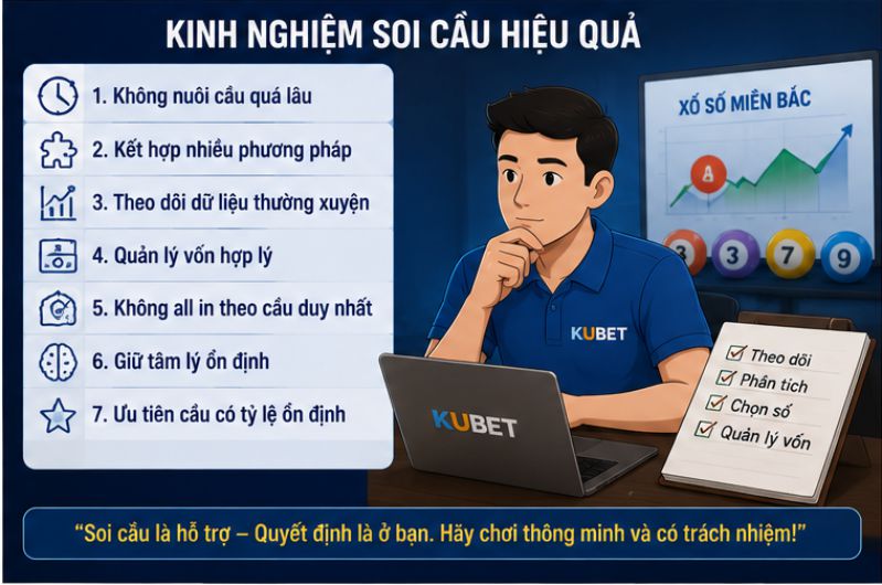 Kinh nghiệm soi cầu Kubet miền Bắc hiệu quả