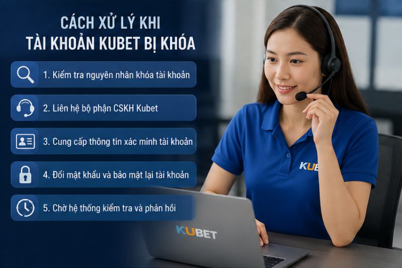 Cách xử lý khi tài khoản Kubet bị khóa